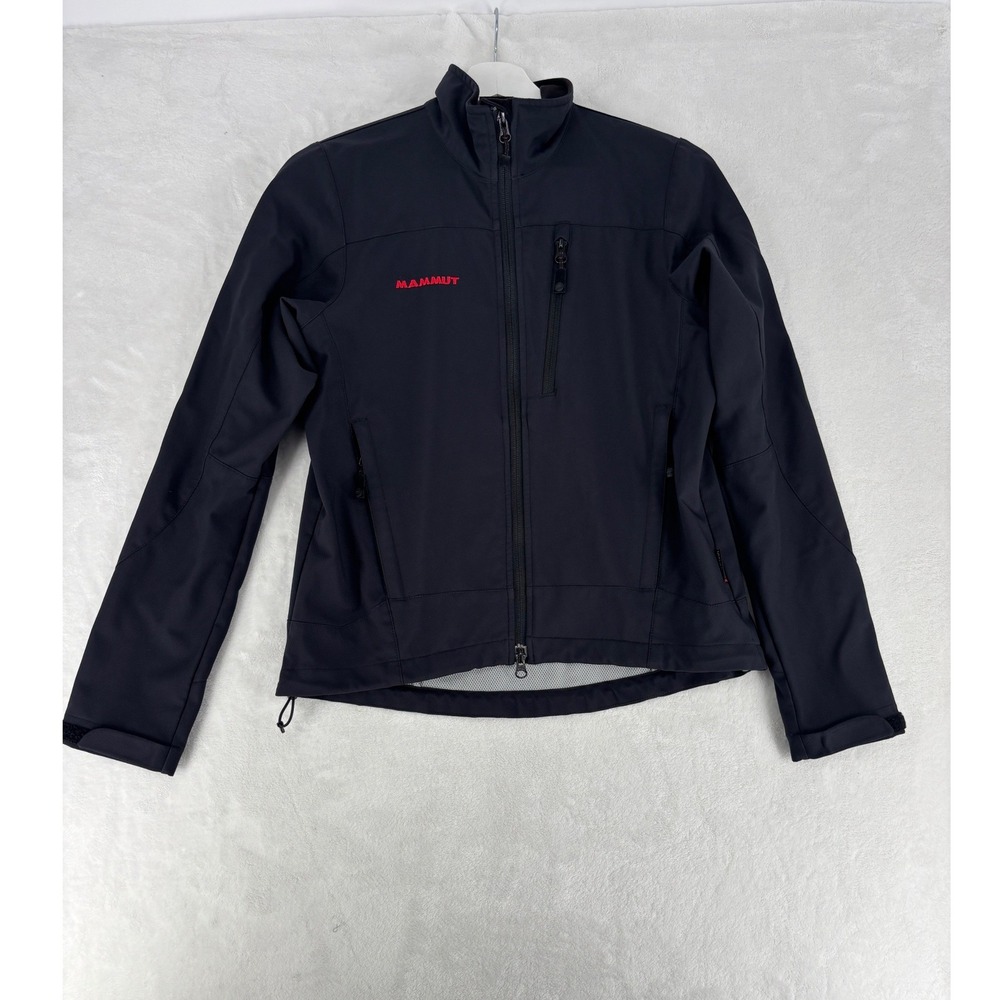 Mammut Softshell Jacket Womens S Black Full Zip Gorpcore Outdoor Hiking‎